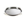 Poêle à paella acier poli 38cm (8 pers.)