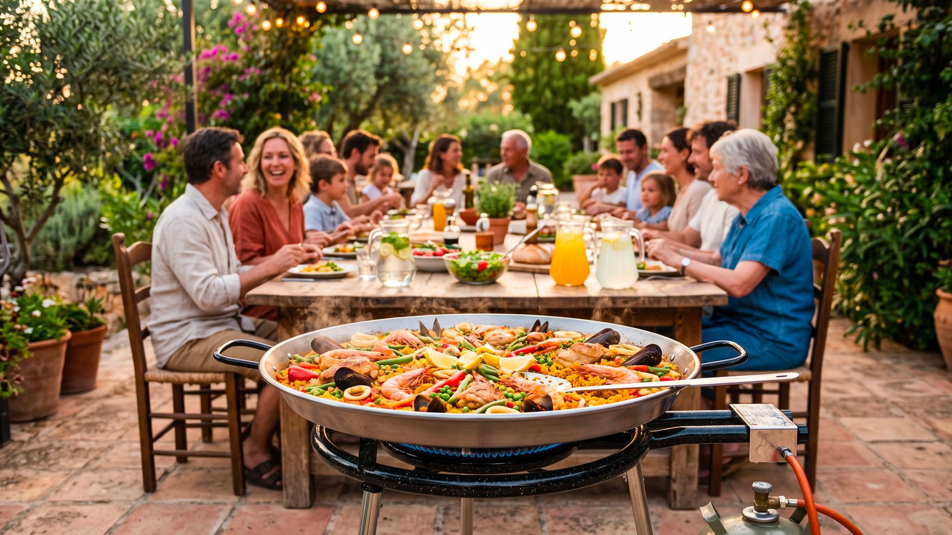 Paella pour 20 personnes