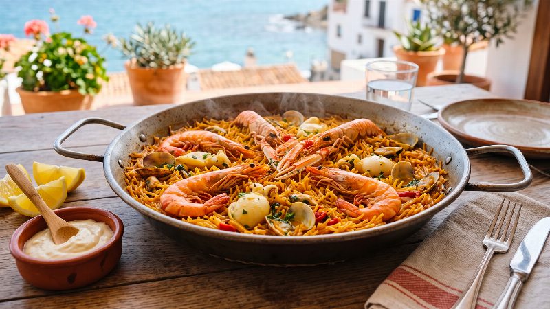 La fideuà : la cousine de la paella (presque impossible à rater)